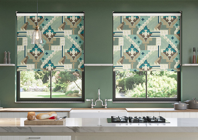 Machu Picchu, Seaglass - Roller Blind - Image 3